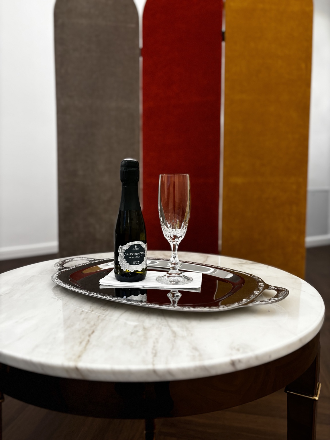 Welcome prosecco at ANDI atelier